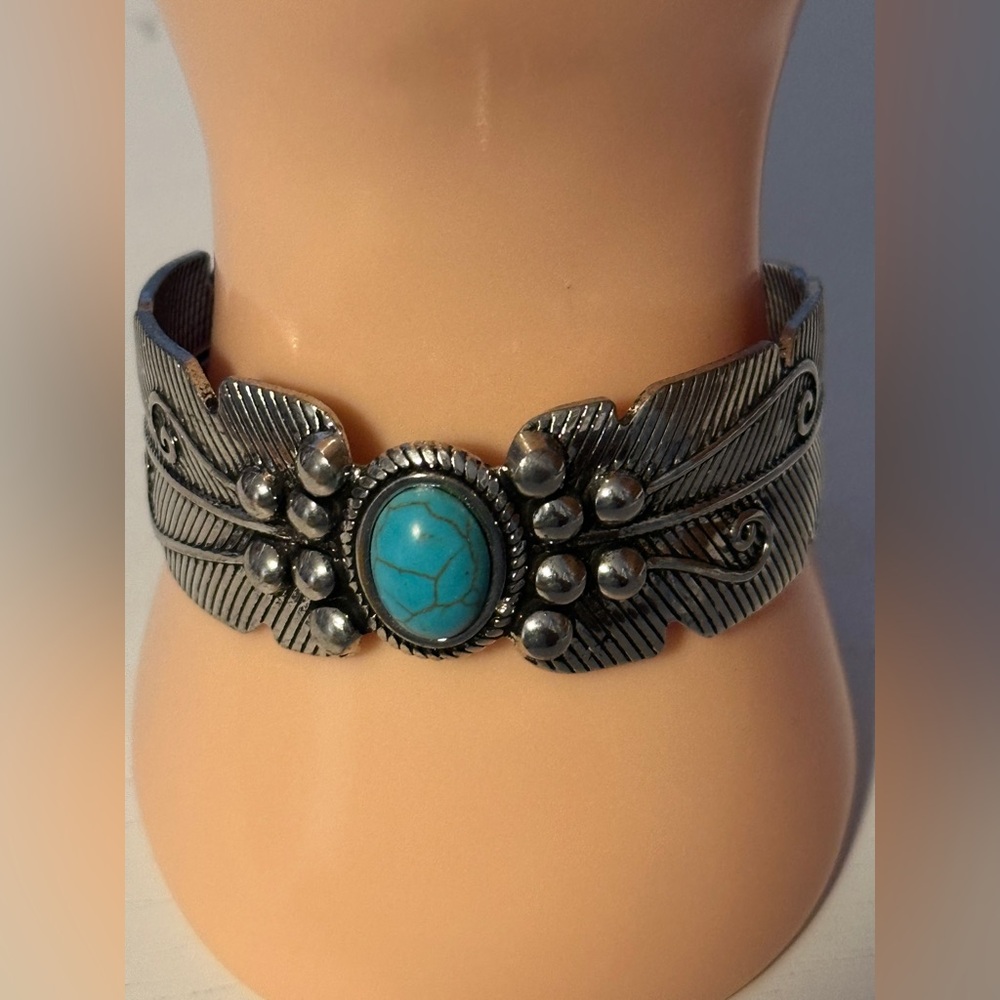 Paparazzi Desert Haven Blue Cuff Bracelet
